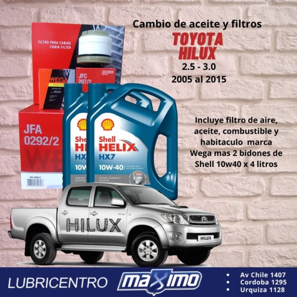 TOYOTA HILUX 2.5 3.0 (2005-2015) Wega