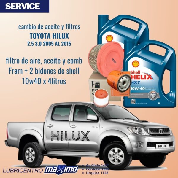 TOYOTA HILUX 2.5 3.0 (2005-2015) Fram